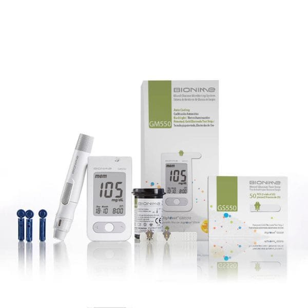 Glucometro - Medidor de Glucosa Bionime Gm550 - Imagen 2