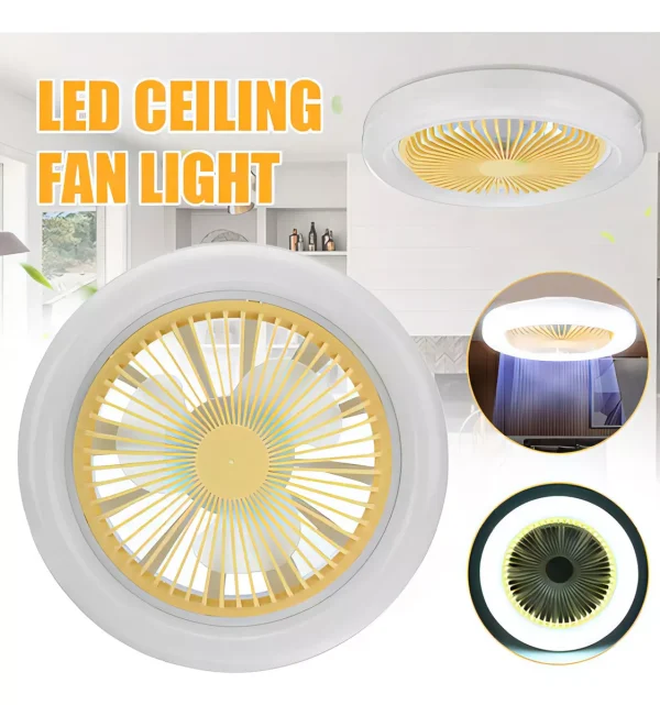 Ventilador de Techo con Luz LED y Control Remoto - Imagen 4