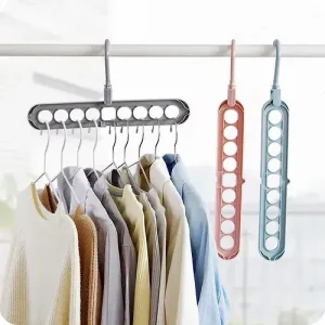 9 En 1 Colgador, Organizador de Ropa, Gancho