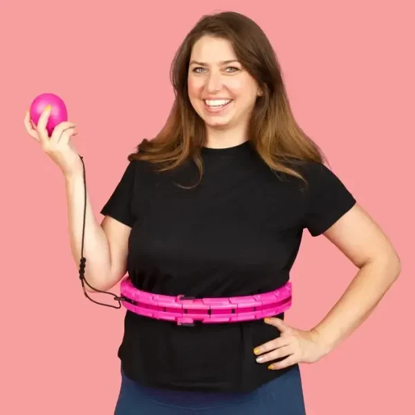 Aro Hula Hoop Ajustable Ula Ula Perdida Peso Ejercicio - Imagen 2