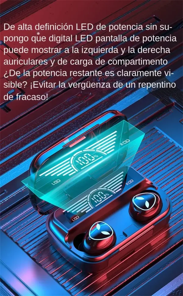Audífonos Inalámbricos M20 Bluetooth 5.3 - Imagen 7