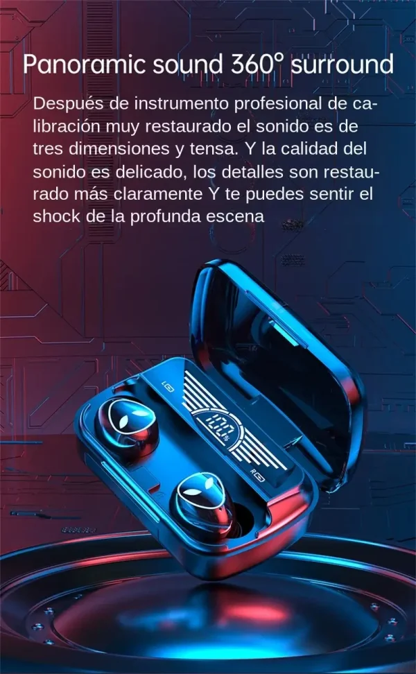 Audífonos Inalámbricos M20 Bluetooth 5.3 - Imagen 6