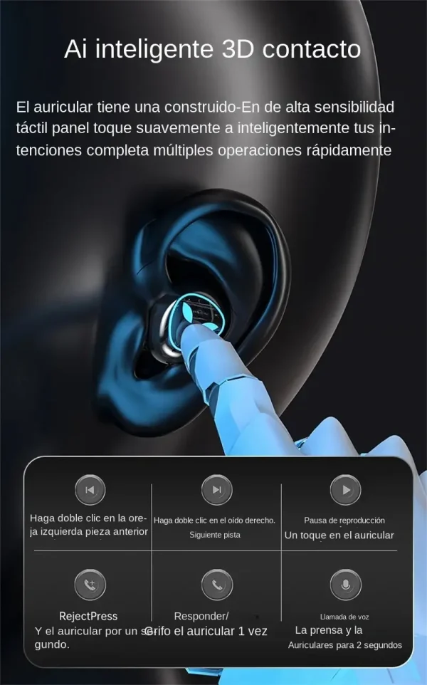Audífonos Inalámbricos M20 Bluetooth 5.3 - Imagen 5