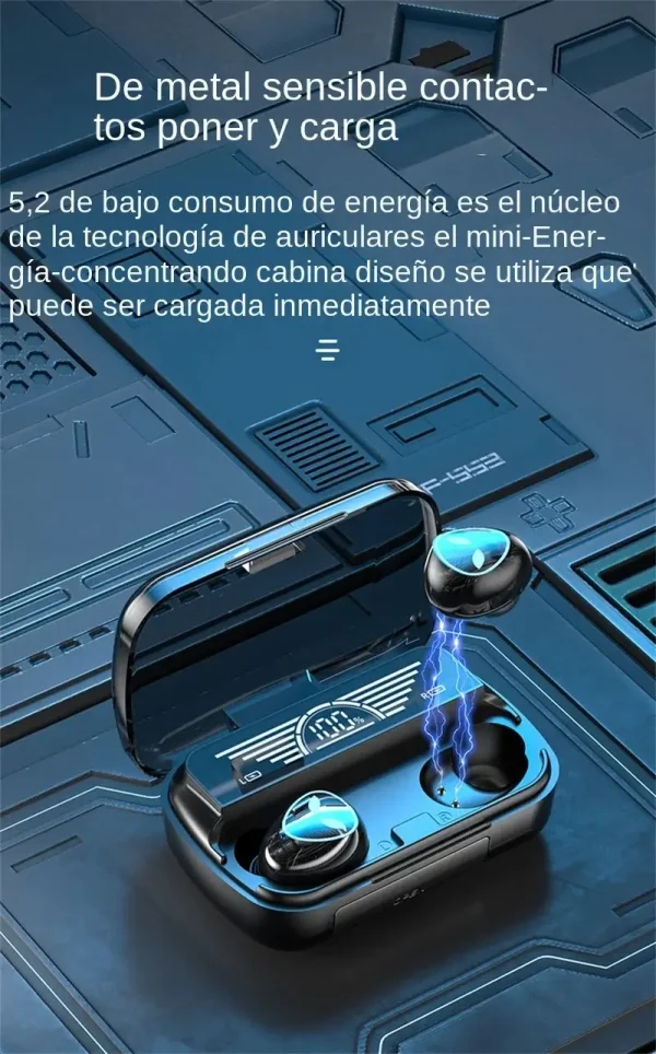 Audífonos Inalámbricos M20 Bluetooth 5.3 - Imagen 4