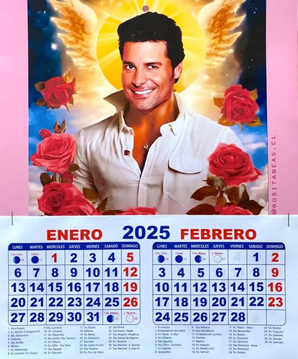 Calendario Chayanne 2025