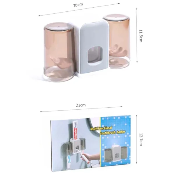 Dispensador de Pasta Dental con 2 Vasos - Imagen 5