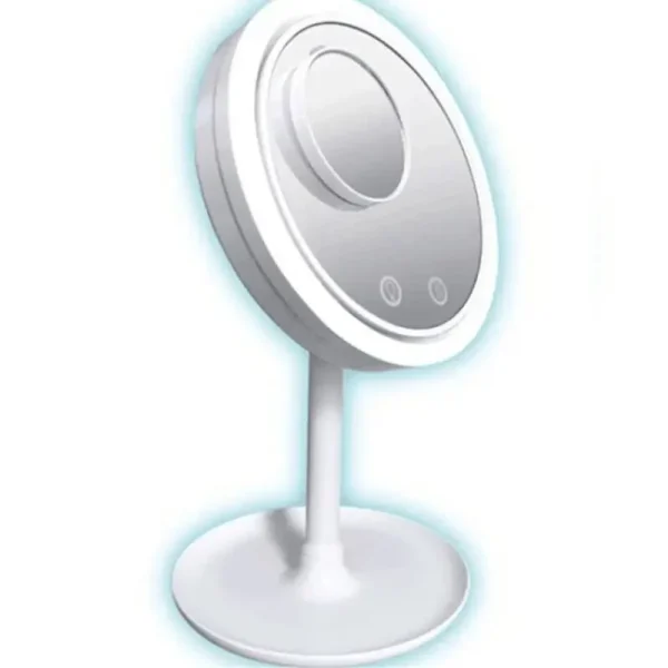 Espejo LED 3 En 1 Con Luz LED y Lupa 5x - Imagen 4