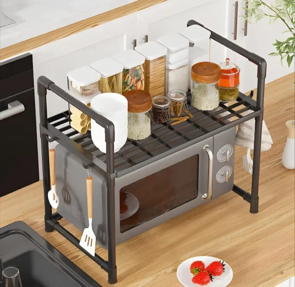 Estante Repisa Extensible para Horno Microondas - Imagen 2