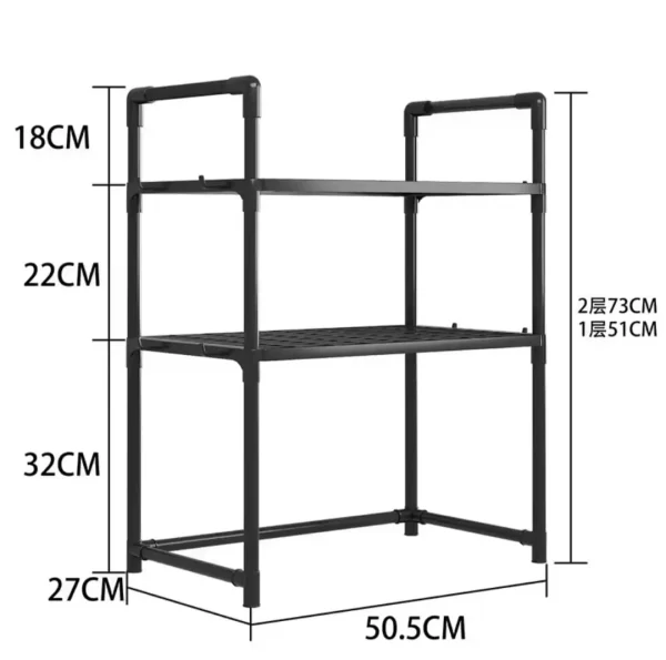 Estante Repisa Extensible para Horno Microondas - Imagen 4