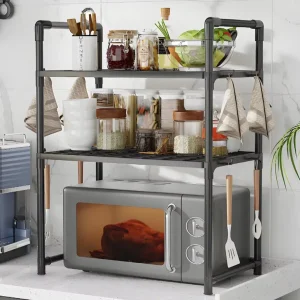 Estante Repisa Extensible para Horno Microondas