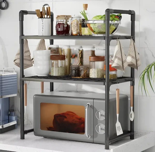 Estante Repisa Extensible para Horno Microondas