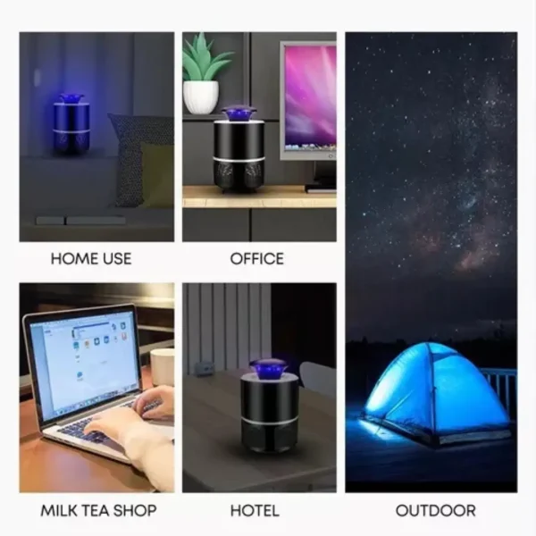 Lámpara Mata Mosquitos Luz UV Extermin - Imagen 2
