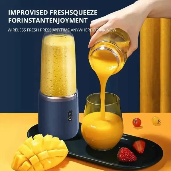 Licuadora Portátil Jugos Verduras F 2024 - Imagen 3
