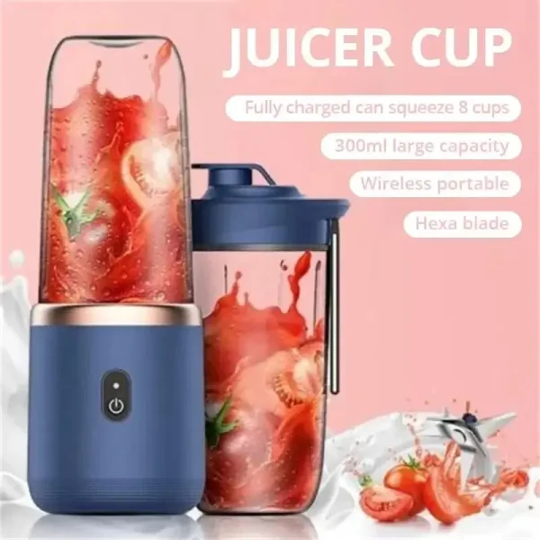 Licuadora Portátil Jugos Verduras F 2024 - Imagen 2
