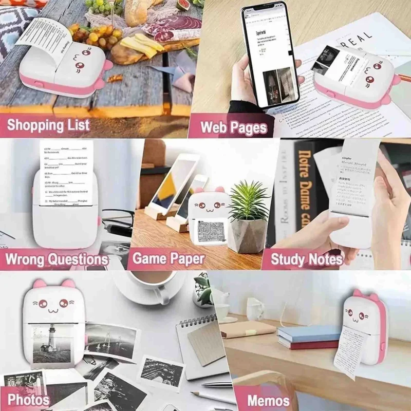 Mini Impresora Térmica Gatito - Imagen 4