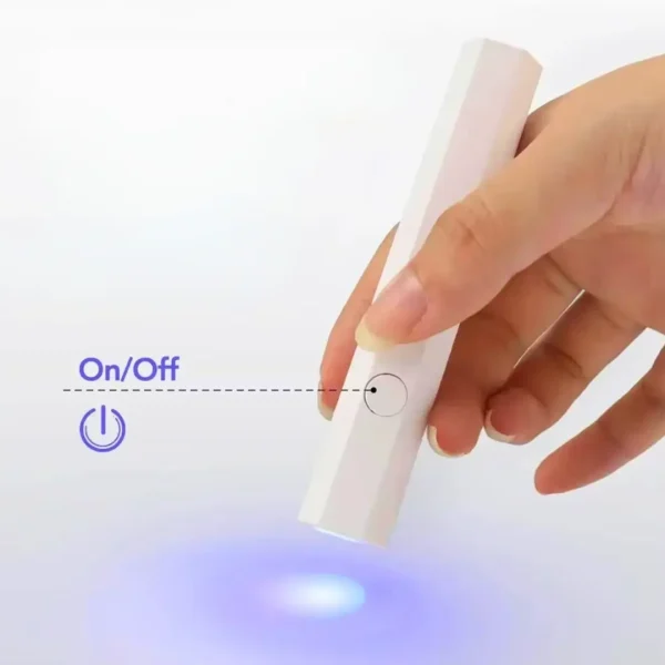 Mini Lámpara LED UV Para Uñas - Imagen 3