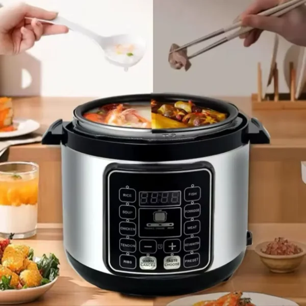 Olla de Presión Eléctrica 10 Modos 6L - Imagen 2