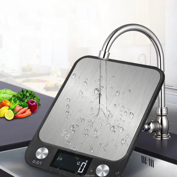 Pesa Báscula De Cocina De 15Kg/1g - Imagen 4