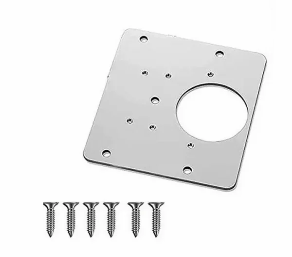 Placa Para Reparación De Bisagras 9x9 Cm - Imagen 3