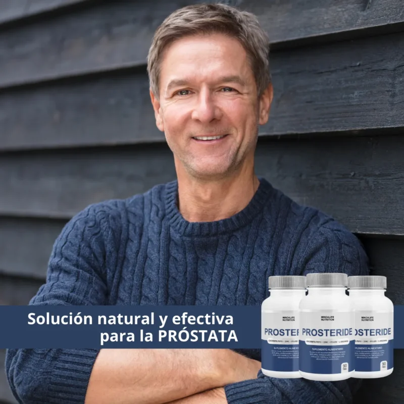 Prosteride Próstata – Suplemento Natural para la Salud Prostática y Urinaria - Imagen 5