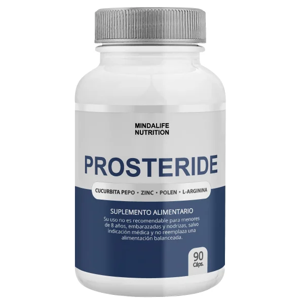 Prosteride Próstata - Suplemento Natural para la Salud Prostática y Urinaria