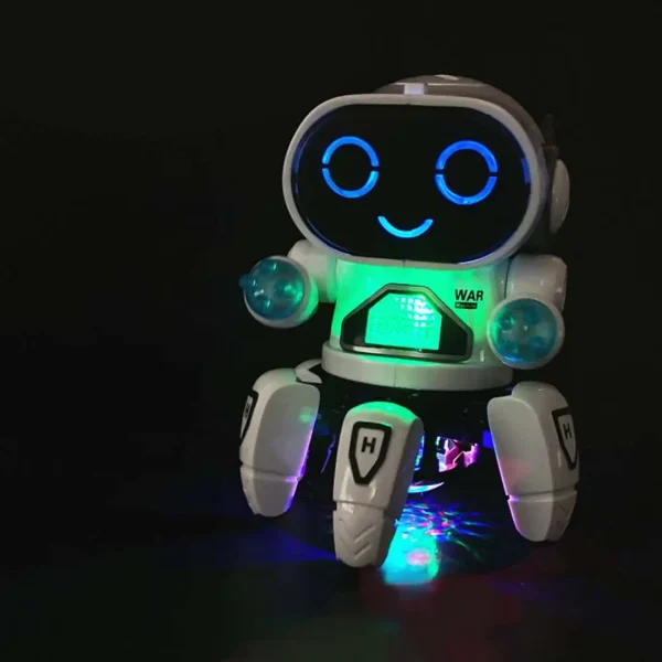 Robot Mascota Musical Bailarín Juego Eléctrico con Luces LED y Sonido - Imagen 2