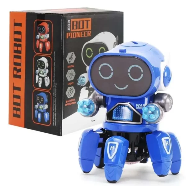 Robot Mascota Musical Bailarín Juego Eléctrico con Luces LED y Sonido