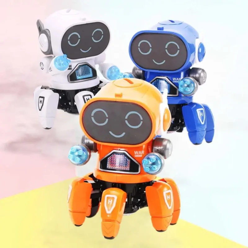 Robot Mascota Musical Bailarín Juego Eléctrico con Luces LED y Sonido - Imagen 3
