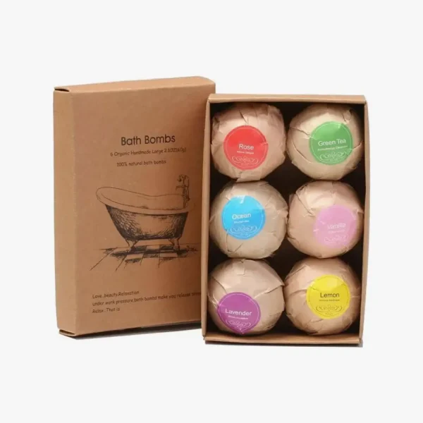 Set De 6 Pcs Bombas Aromáticas Para Bañera