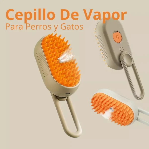 Cepillo Para Mascotas A Vapor Recargable - Imagen 4