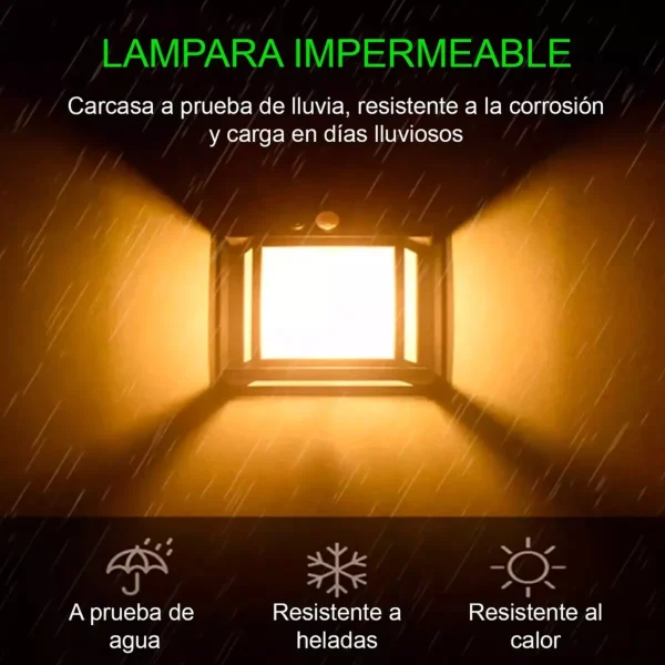 Lámpara LED Solar Exterior Sensor - Imagen 2