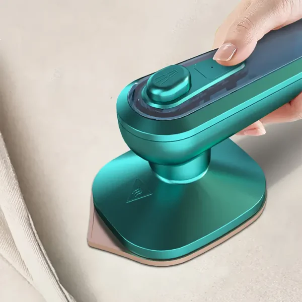 Mini Plancha Eléctrica A Vapor Verde - Imagen 4