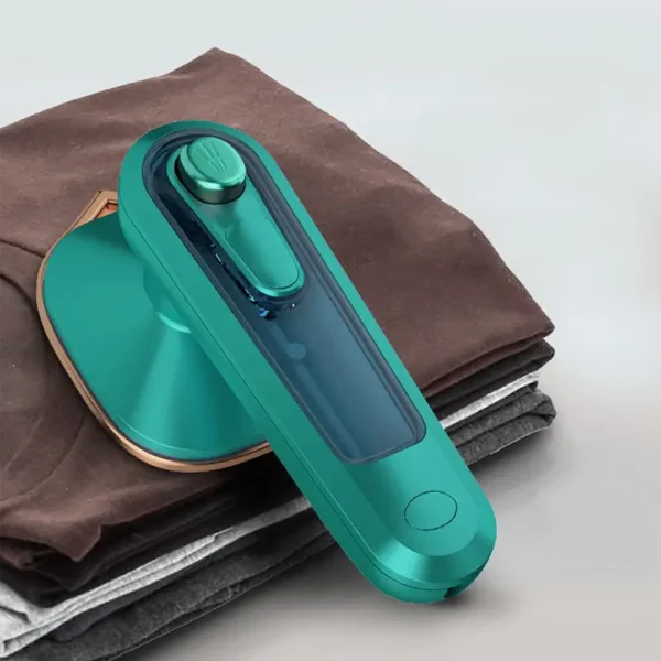 Mini Plancha Eléctrica A Vapor Verde - Imagen 2