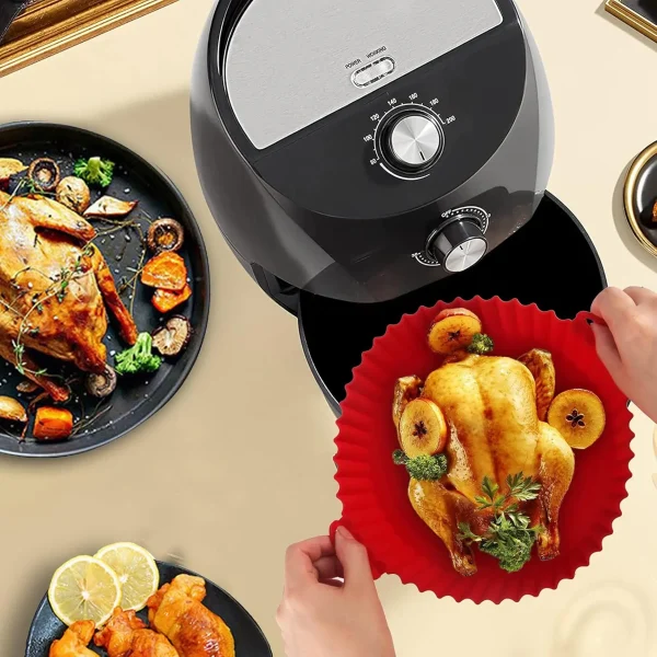 Pack de 2 Forros de Silicona para Airfryer - Imagen 2