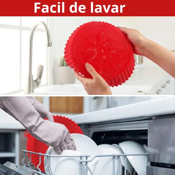 Pack de 2 Forros de Silicona para Airfryer - Imagen 4