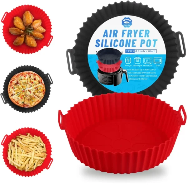 Pack de 2 Forros de Silicona para Airfryer - Imagen 3