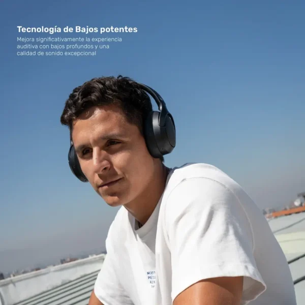 Audífonos Bluetooth con Cancelación de Ruido ANC | BeatMaster Black Inalámbricos - Imagen 6