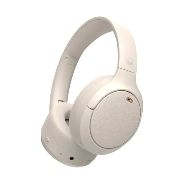 Audífonos Bluetooth con Cancelación de Ruido ANC | BeatMaster Cream Inalámbricos
