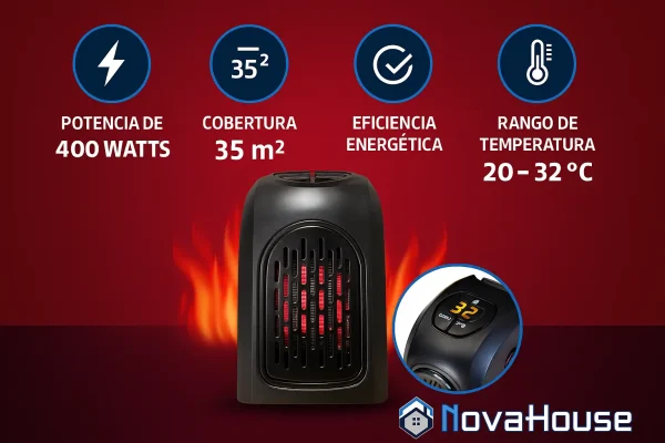 Calefactor Handy Heater 400W Portátil