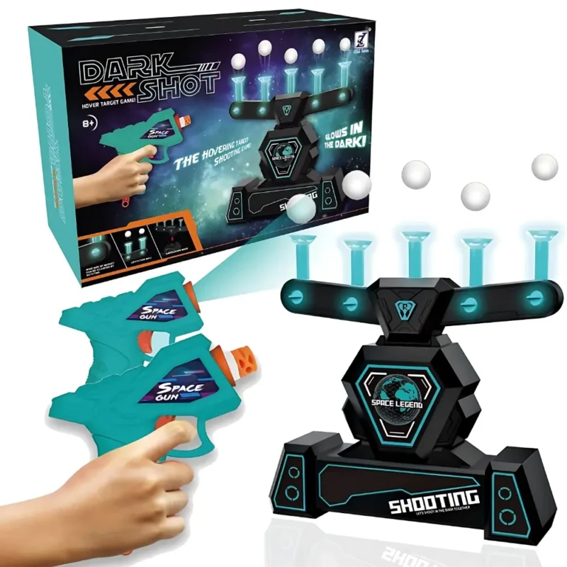 Dark Shot – Juego de Disparos con Objetivos Flotantes que Brillan en la Oscuridad
