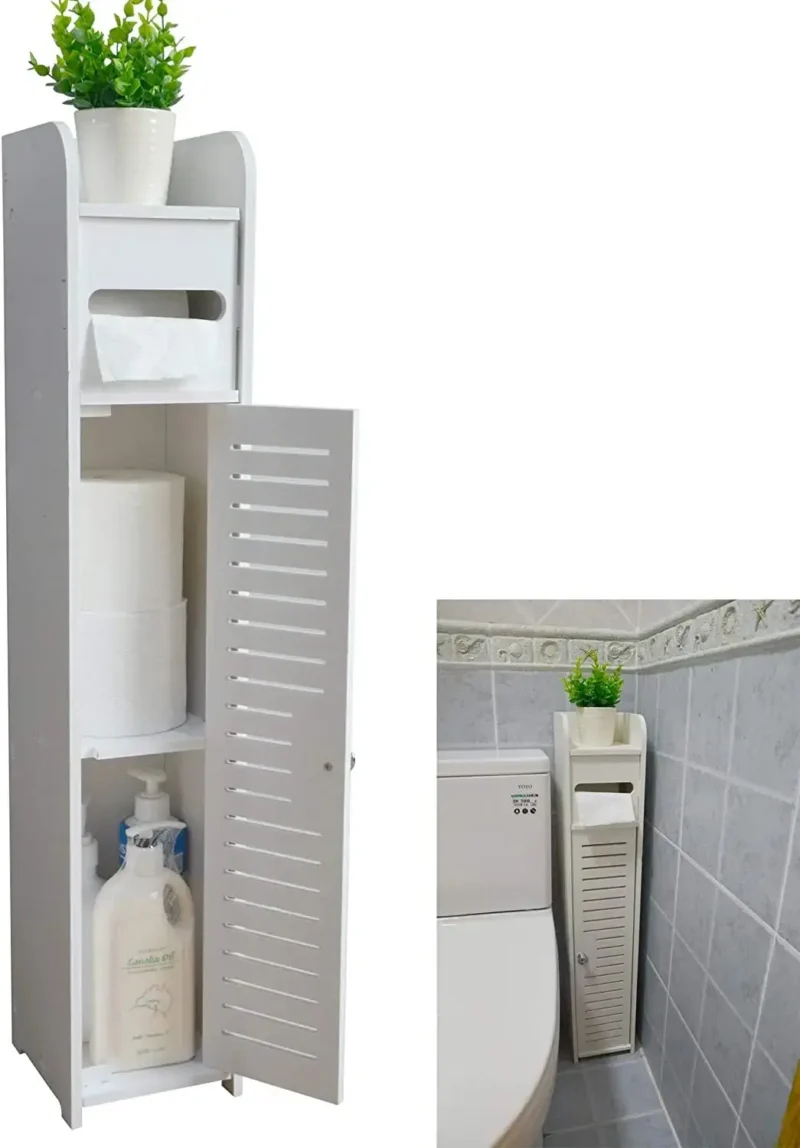 Estante de Baño Delgado 80 cm de PVC - Imagen 2