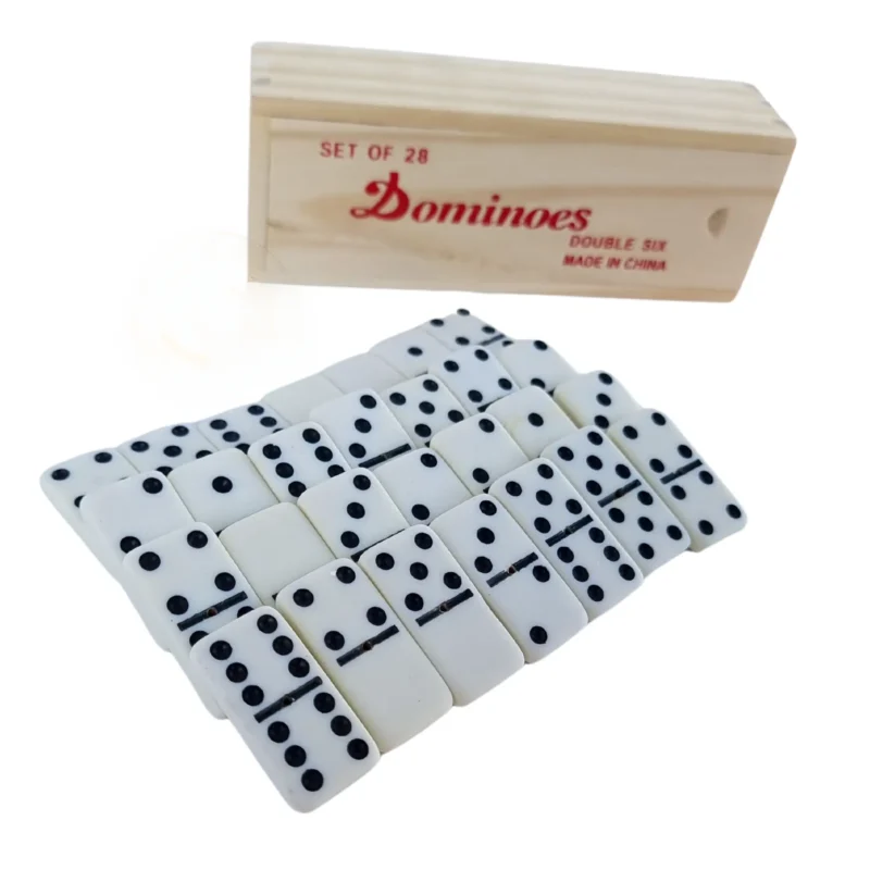 Juego de Dominó Clásico en Caja de Madera - Imagen 2