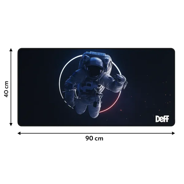 Mousepad Gamer XL Astronauta | Diseño Espacial 90x40 cm con Base Antideslizante - Imagen 3