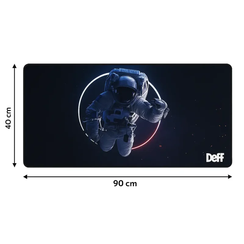 Mousepad Gamer XL Astronauta | Diseño Espacial 90x40 cm con Base Antideslizante - Imagen 3