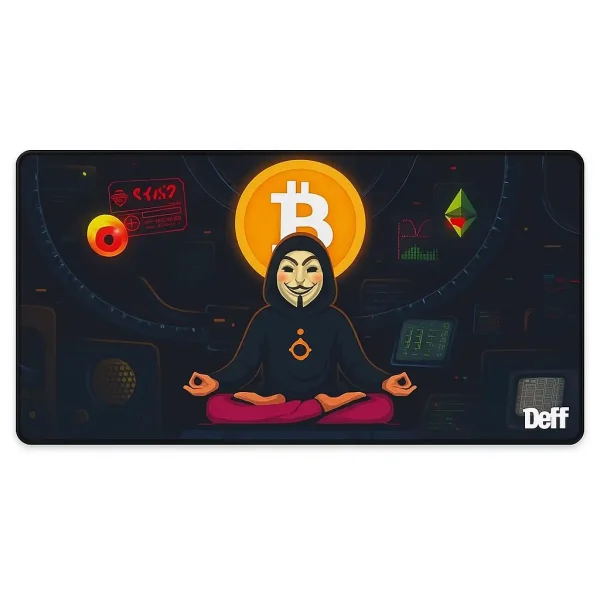 Mousepad Gamer XL Bitcoin | Antideslizante, Ergonómico y Estilo Hacker - Imagen 2