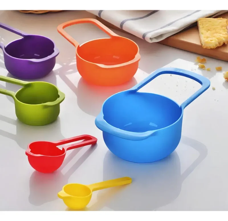 Set Cucharas Medidoras Cocina 6 Piezas Colores