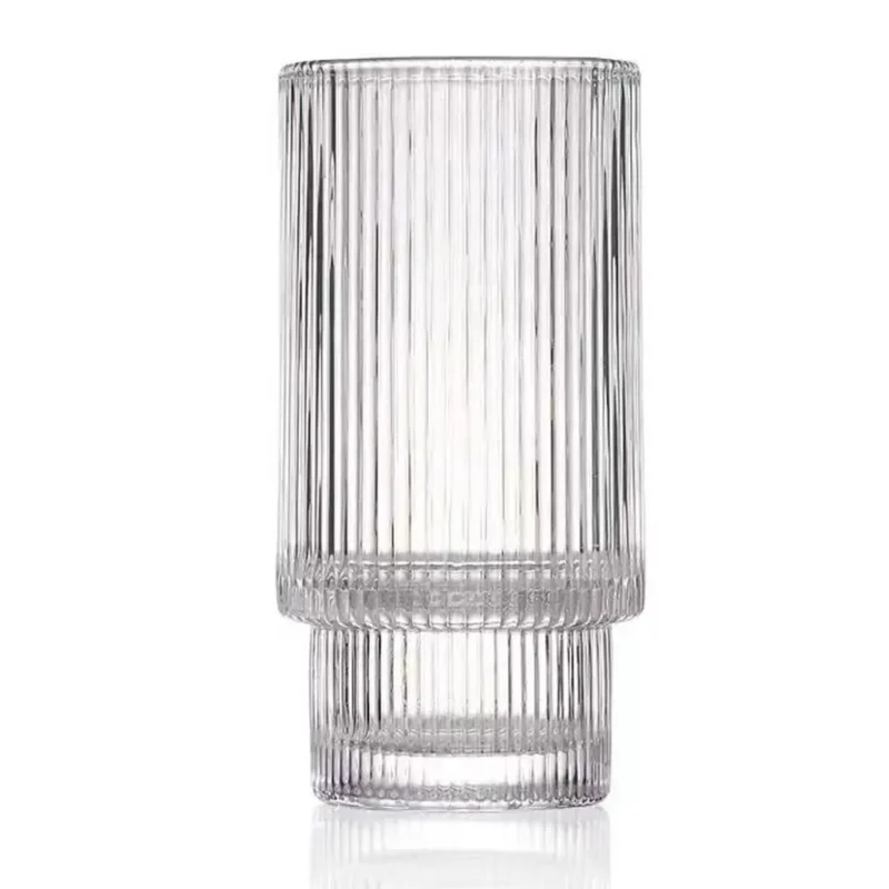 Set de Vasos de Vidrio Estilo Vintage 350 ml (x6)