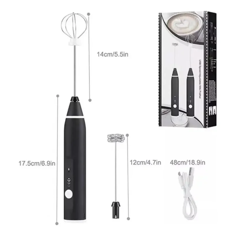 Mini Batidor Eléctrico Recargable 3 Velocidades - Imagen 2