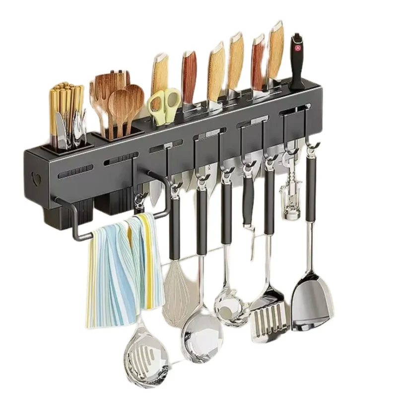 Estante Organizador Cocina de Pared Acero Inoxidable