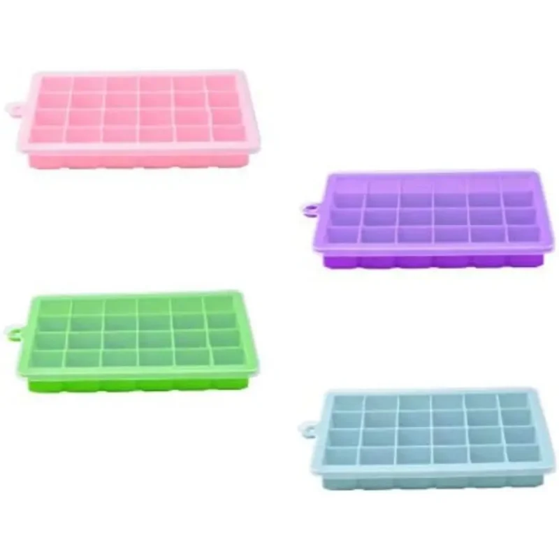 Bandeja de Silicona para Hielo 24 Cubos - Imagen 2